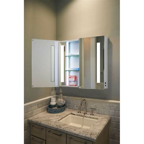 stainless steel recessed medicine cabinet|recessed craftsman mirrored medicine cabinet.